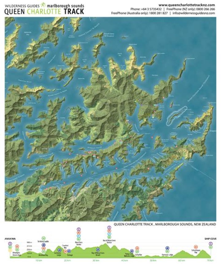 How difficult is the Queen Charlotte Track?