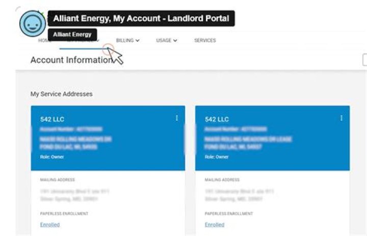 How do I access the landlord portal?