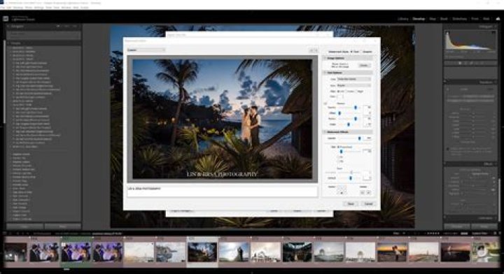 How do I add a watermark in Lightroom 6?