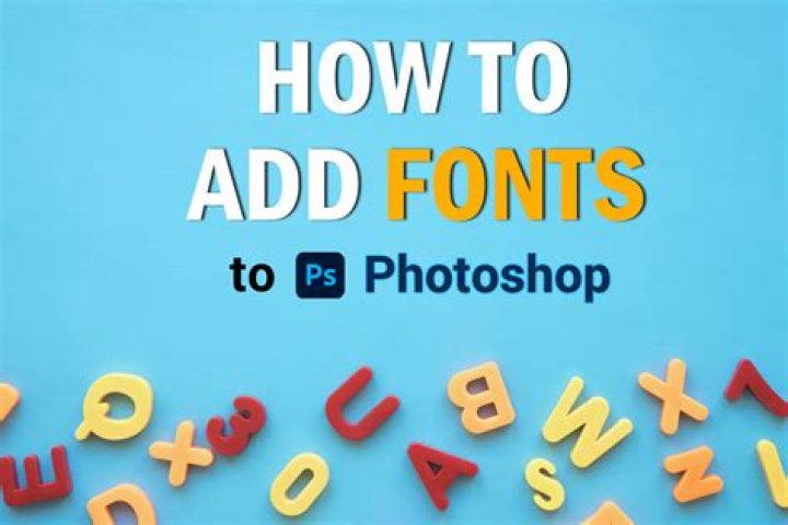 How do I add fonts to Photoshop cs4?
