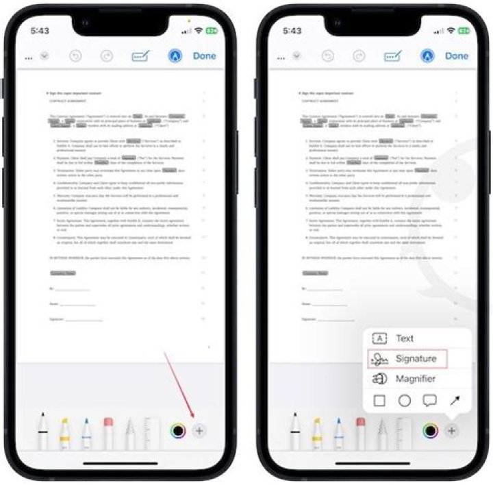 How do I annotate a PDF on my iPhone?