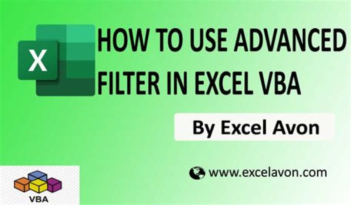 How do I apply a filter in VBA?