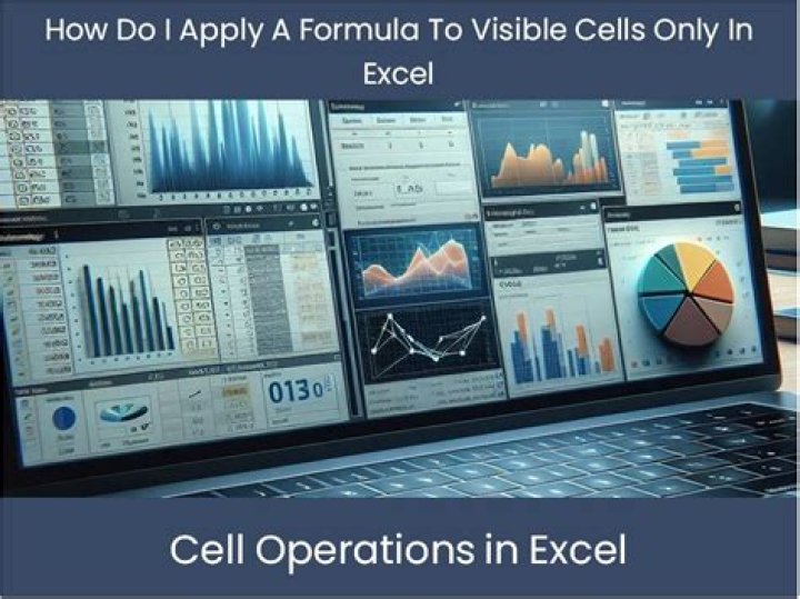 How do I apply a formula to visible cells only in Excel?