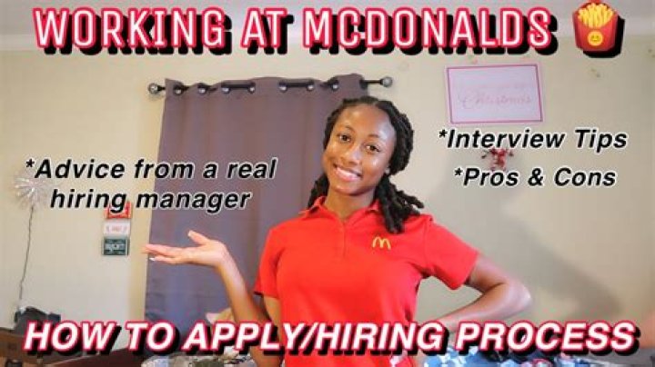 How do I apply for a job at McDonalds?