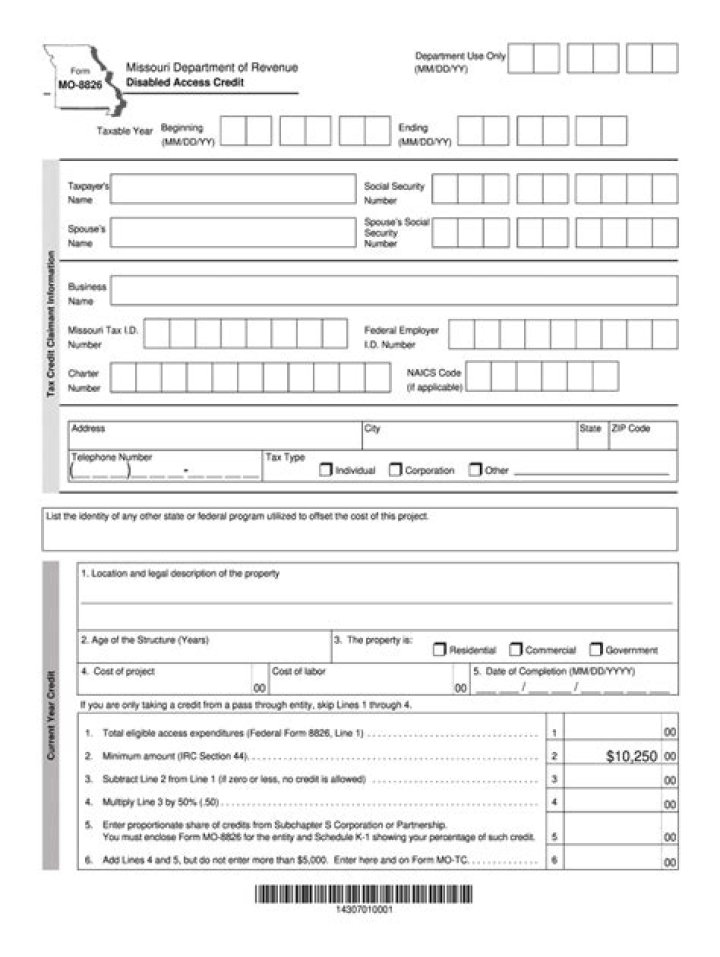 How do I apply for Missouri property tax credit?