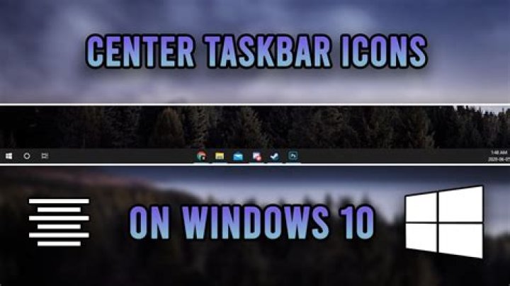 How do I center my taskbar icons Windows 7?