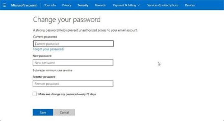 How do I change my current account?