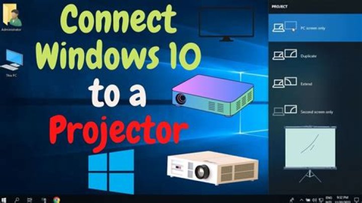 How do I change the display when connected to a projector?