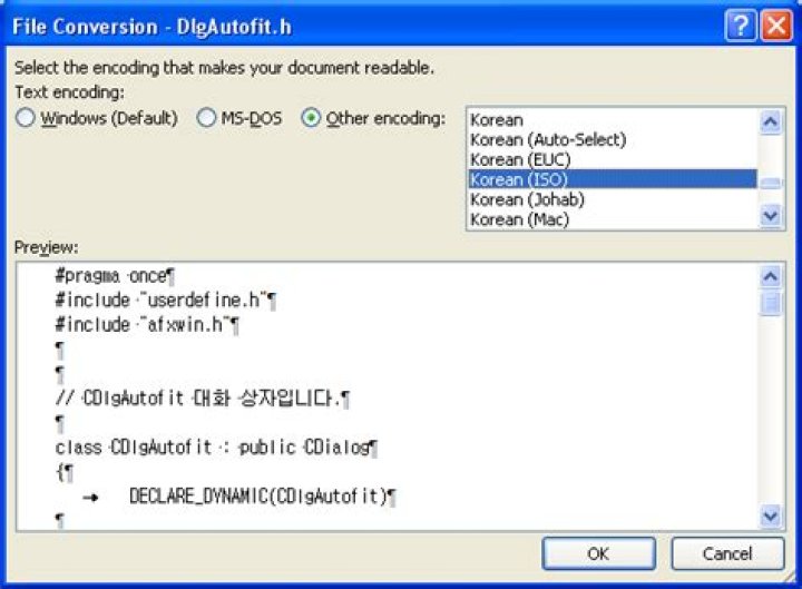 How do I change the encoding in Word 2007?