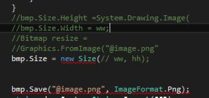 How do I change the size of a bitmap in C#?