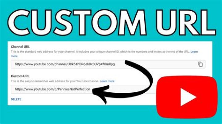 How do I change the URL of my YouTube channel?