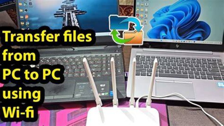 How do I connect two laptops via wifi router?