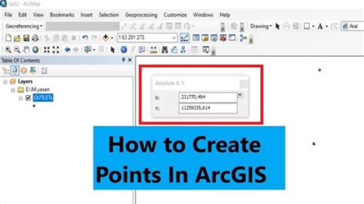 How do I connect two points in Arcgis?