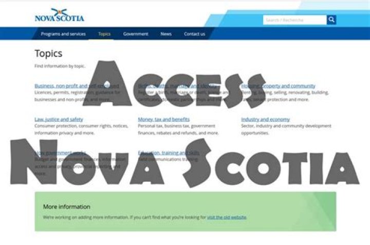 How do I contact Access Nova Scotia?