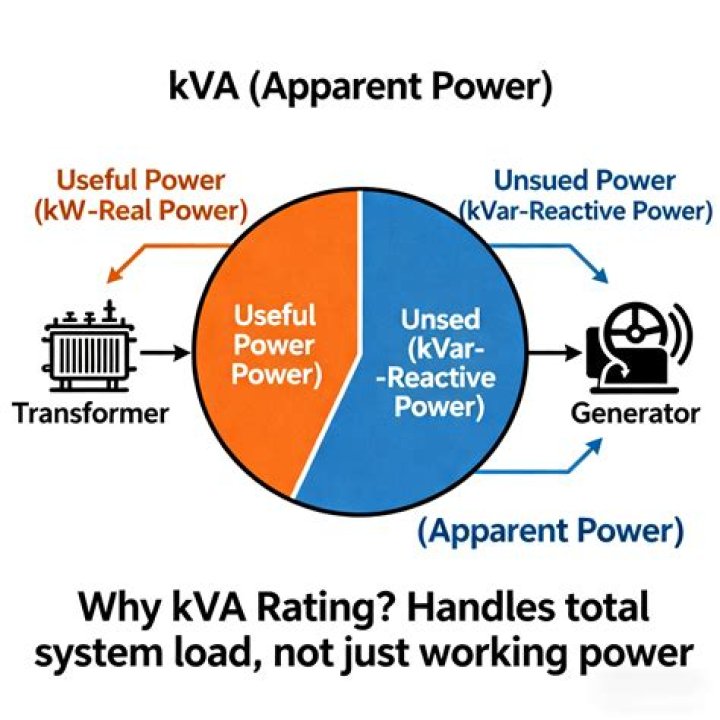 How do I convert kVA to kW?