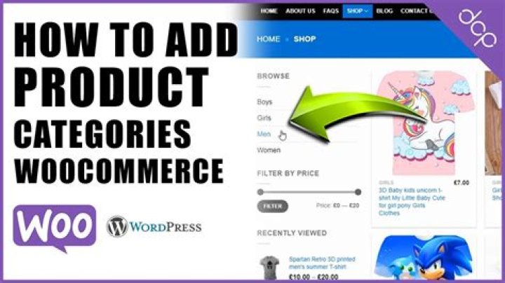 How do I create a category page in WooCommerce?
