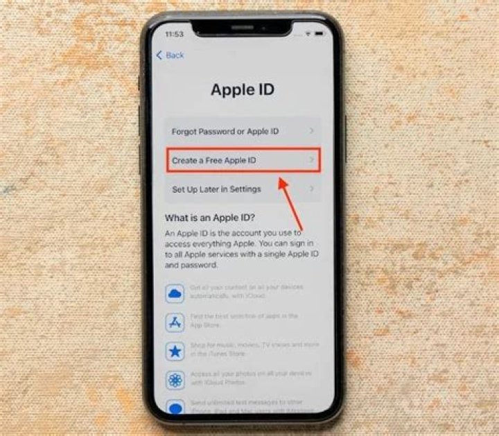 How do I create a new Apple ID on my iPhone 4s?