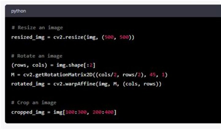 How do I crop a cv2 image in Python?