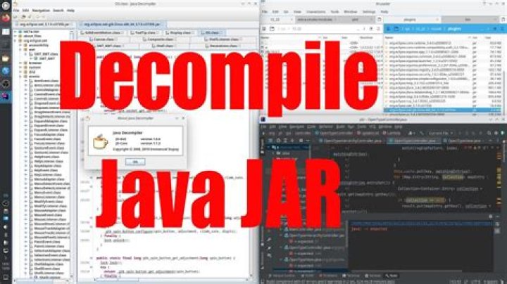 How do I decompile a Java class?