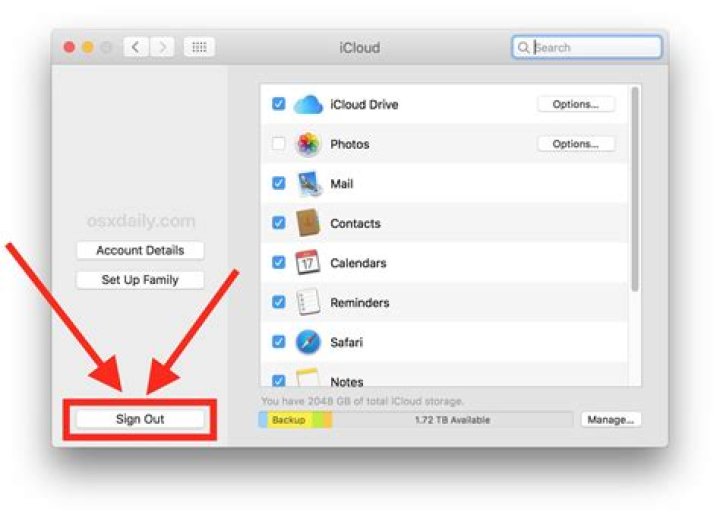 How do I delete an Apple ID from my Mac?