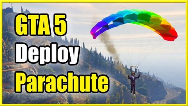 How do I deploy a parachute in GTA V?
