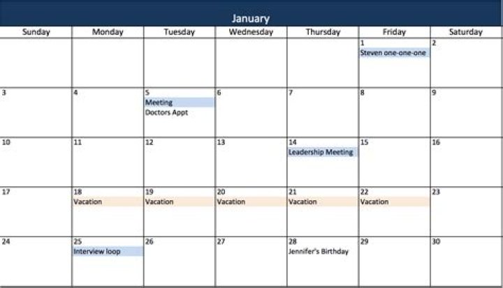 How do I download a calendar template in Excel?