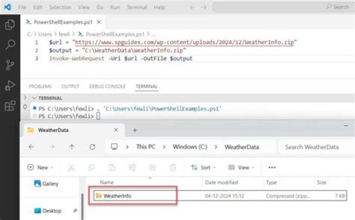 How do I download a ZIP file from PowerShell?
