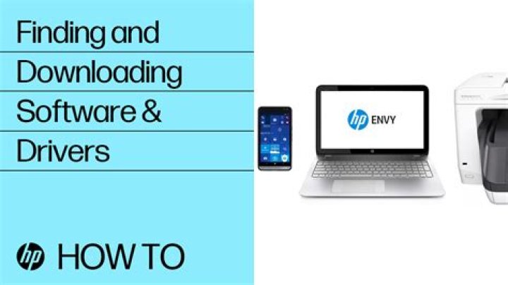How do I download drivers for my HP laptop?