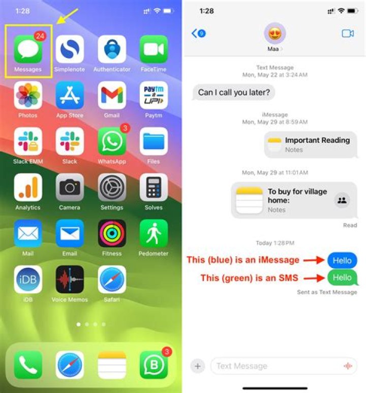 How do I enable SMS app?