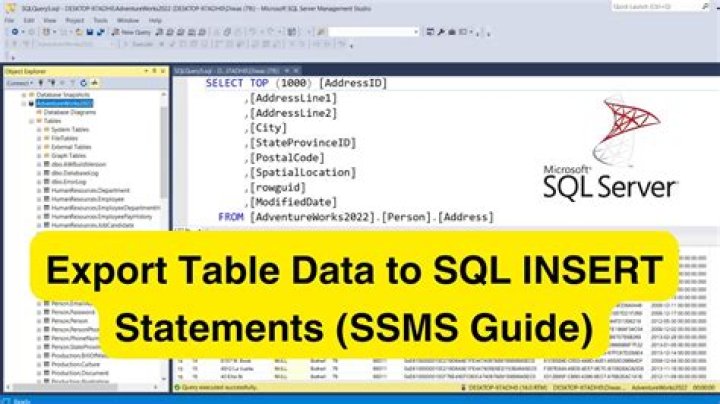 How do I export data from SQL Developer insert statements?