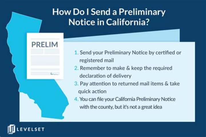 How do I file a 20 day preliminary notice in California?
