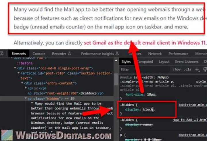 How do I find hidden websites?