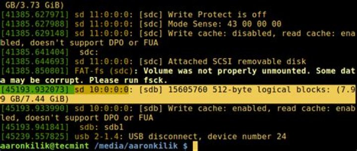 How do I find my device name in Linux?