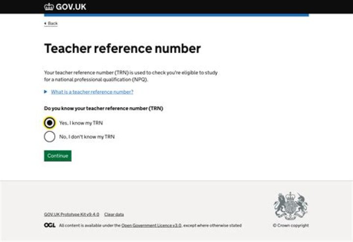 How do I find out my teacher reference number?