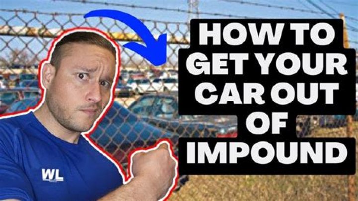 How do I find out where my car was impounded?