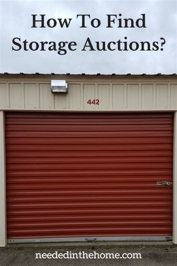 How do I find storage auctions?