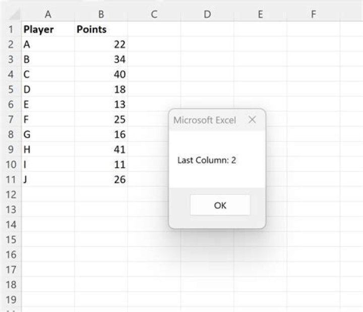 How do I find the last column in Excel VBA?