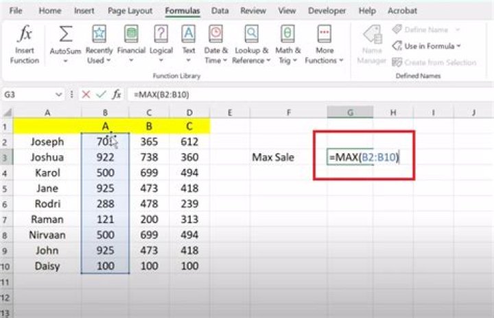 How do I find the max value of a fs file?
