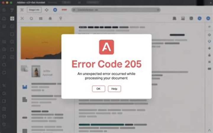 How do I fix error code 205?
