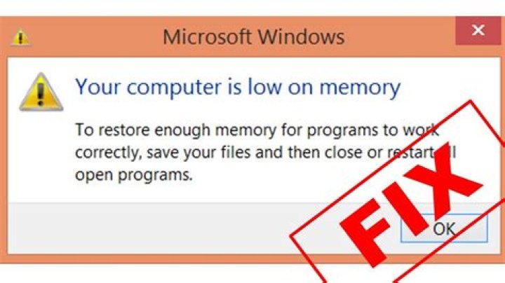 How do I fix low memory on Windows 8?