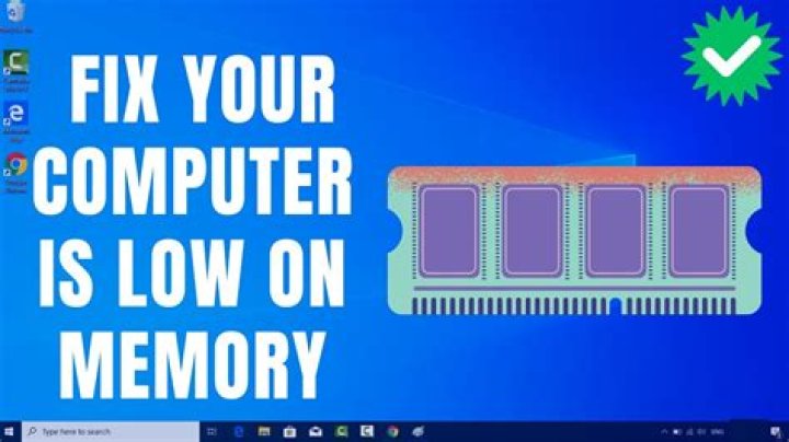 How do I fix my computer is low on memory?