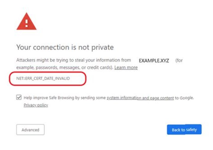 How do I fix security certificate error in Firefox?