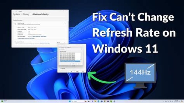 How do I fix slow refresh rate?