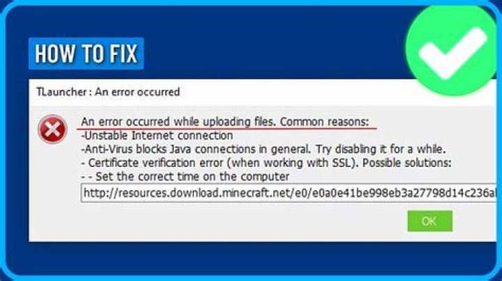 How do I fix TLauncher authentication error?