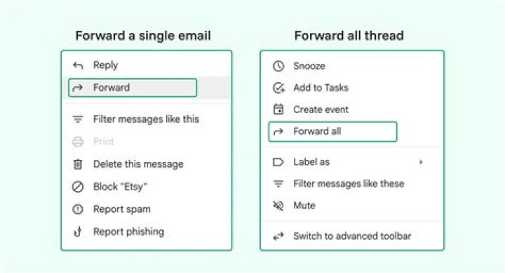 How do I forward an email to a text message?