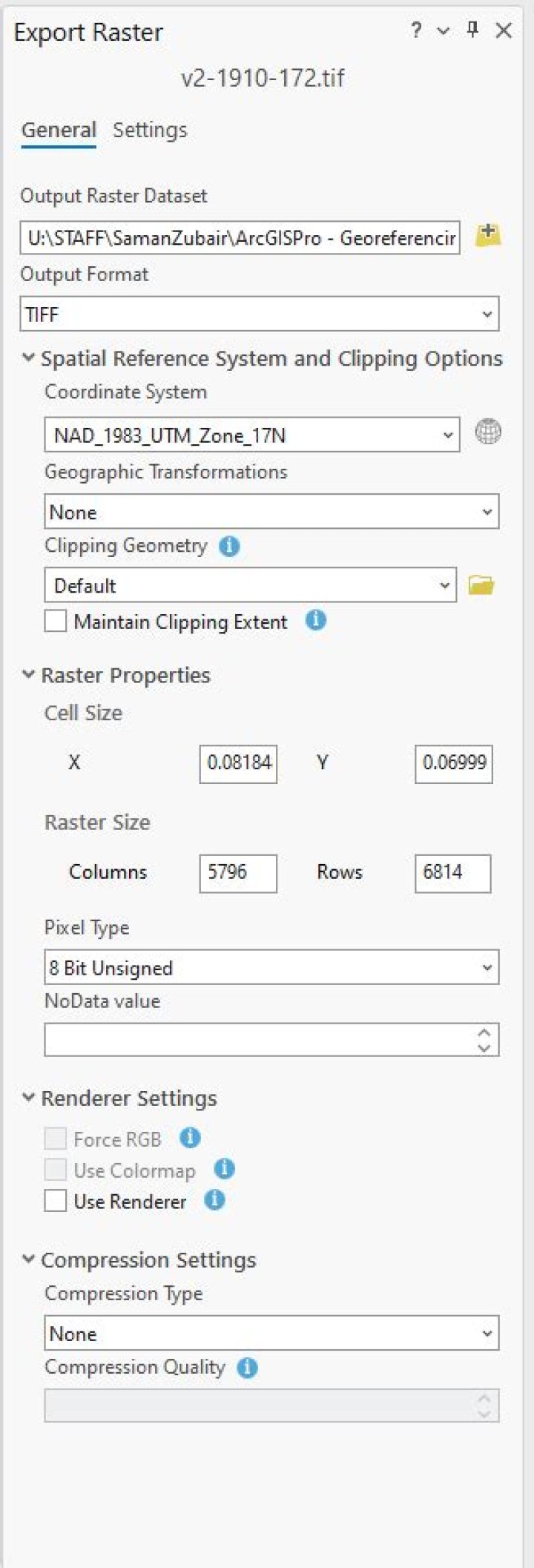 How do I georeference raster data?