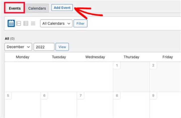 How do I get a calendar in WordPress?