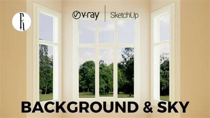 How do I get a sky background in Sketchup VRAY?