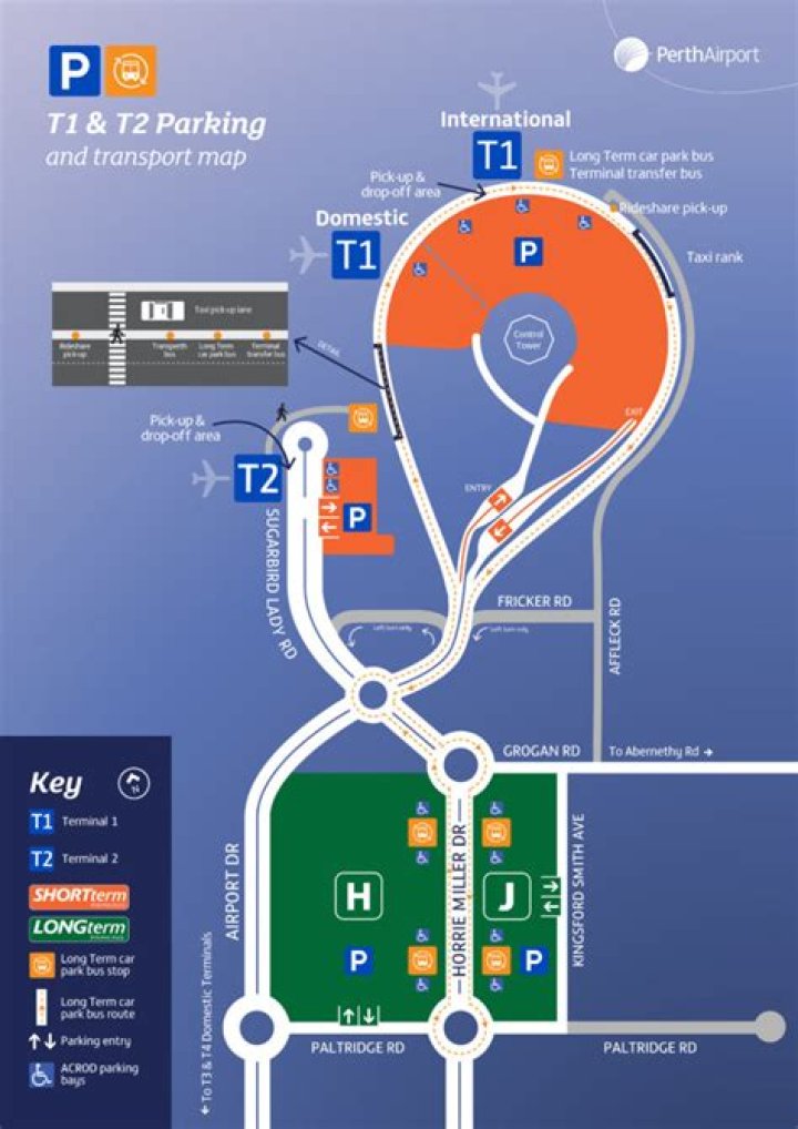 How do I get from Perth Airport to the city?