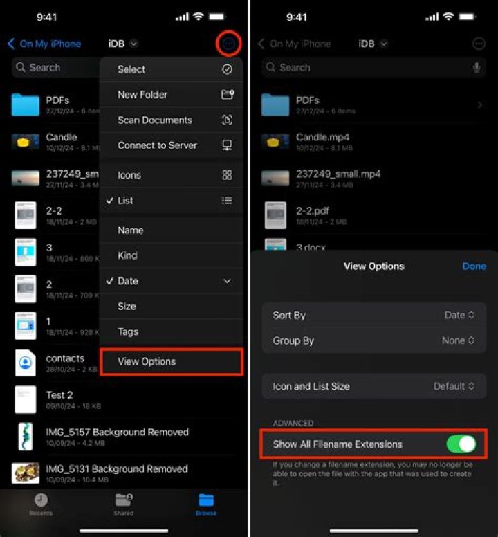 How do I get Mac to show all file extensions?